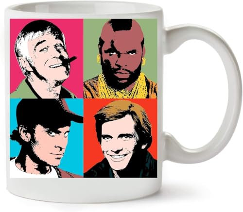 A Team Tasse 330 ml – Hochwertige Kaffeetasse für Fans – Perfekt für TV Serien Liebhaber – Robustes Keramik Design