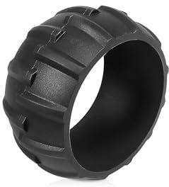 Radschutz XL für Worx Landroid Frontrad mit robustes Profil Tuning, Kompatibel mit den Radmodellen M500, M500 plus, M700, M700 plus, S300 - Orange