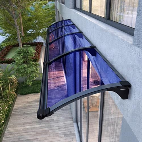 Outdoor Garden Canopy Patio Porch Awning Roofing Cover UV and Snow Protection Large Sink Design (65x110cm)