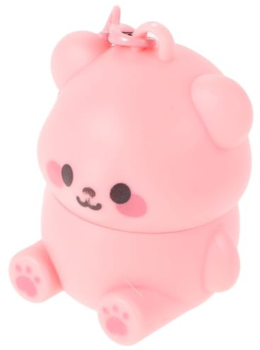LRXIYODE Kleinkinder Lippenbalsam Bären Design Feuchtigkeitsspendend Natürlich Sicher Babypflege Lippenpflege Geschenk Zufälliger Stil