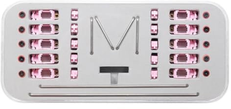 Knoruley Stabilizer V2 PCB-Einschraubstabilisator für 1,2-Mm-PCB für Benutzerdefinierte Mechanische Tastatur-Kits 2U 6,25U 7U 2X 6,25X 7X(C) Langlebig, Einfach zu Bedienen