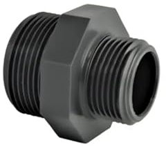 Mamelon PVC pression mâle 20x27 réduit mâle 15x21