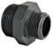 Mamelon PVC pression mâle 20x27 réduit mâle 15x21