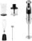 1200W Electric Stick Blender with 12 Speed and Turbo Mode, Stainless Steel Hand Blender, Heavy Duty Immersion Blender, 700ml Beaker for Baby Food, Smoothies, Soup, BPA-Free