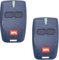 Generic 2 télécommandes 433 MHz pour ouvre-porte BFT - Pièce de rechange pour télécommande BFT Mitto 2 - Porte-clés 2 canaux pour porte de garage avec porte-clés, compatible avec système de portail