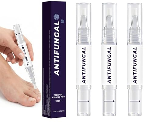 Fungal Nail Treatment, Nail Polish Pens for Nail Strengthener, Nail Fungus Pen - Prevents Recurrence, Nail Strengthener, Ideal for Severe Infections - 12ml (pack of 3)