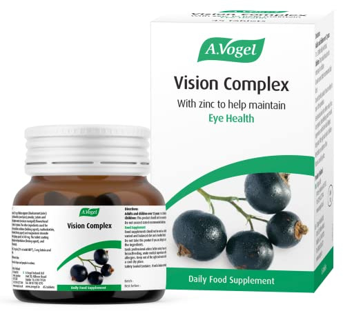 A.Vogel Vision Complex | Eye Health Supplement | Rich in Lutein, Beta-Carotene & Zeaxanthin | Contains Zinc | 45 Tablets