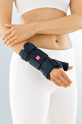 medi Manumed T Handgelenkorthese - Größe 0 - Links - in Grau Handgelenkstütze Handstütze Bandage Schiene