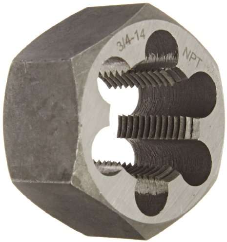 Drill America DWT Series Qualtech Sechskant-Gewindeschneider aus Karbonstahl, 2-Zoll-1/2-8 NPT (1 Stück)