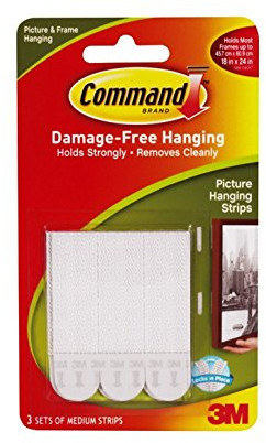 Command Strips 17201 Medium Adhesive Removable Interlocking Fasteners