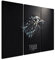 Leinwandbild 3 teilig Game_of_Thrones_Stark_3x90x40cm (Gesamt 120x90cm) _Ausführung schöner Kunstdruck auf echter Leinwand als Wandbild auf Keilrahmen