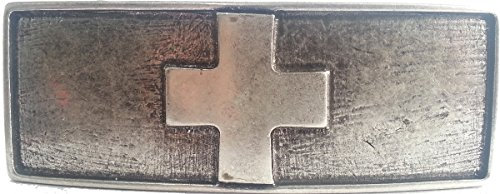 Norman K Modedesign Gürtelschnalle Schweizer Kreuz