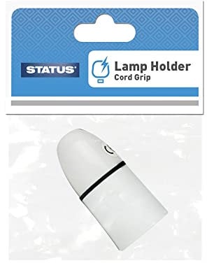 STATUS Lamp Holder | White Unswitched Bayonet Light Bulb Holder | SLHCGPB12