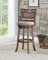 New Classic Furniture Aberdeen Barhocker, drehbar, 73 cm, Dunkelbraun