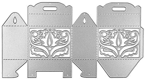 Ideen mit Herz Stanzschablone, Faltschachtel 1, 17,5cm x 9,2cm
