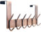 WEBI Over The Door Hook for Hanging,Over The Door Towel Rack,Over Door Hanger Coat Rack for Hanging Clothes,Towels,Hats,Coats,Behind Back of Bathroom,Antique Copper