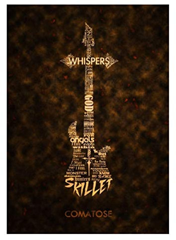 RUIYANMQ Leinwand Bild Pfanne Christian Rock Band Wandkunst Poster Druck Badezimmer Schlafzimmer Wohnzimmer Home Decor Geschenk Jt125Wk 40X60Cm Rahmenlos