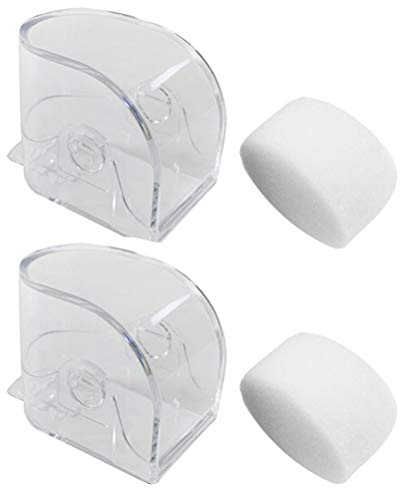VILLCASE 2 Stück Uhrenständer, Transparente Kunststoff Uhrenboxen, Watch Boxen Uhren Display Aufbewahrungsboxen für Schutz und Lagerung