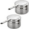Lurrose 2 Stücke Edelstahl Chafer Brennstoffhalter Docht Kraftstoffhalter Konserven Hitze Halter Buffetw?rmer Erw?rmungstablett Für Buffets Catering Event