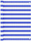 vidaXL Balkon Sichtschutz Bespannung Terrasse Windschutz Sonnenschutz Balkonbespannung Balkonverkleidung Balkonsichtschutz Blau Weiß 120x600cm HDPE