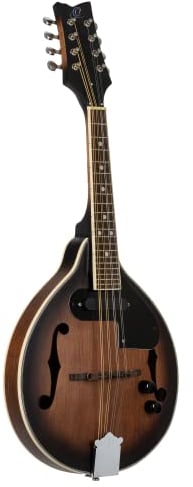 Ortega Guitars A-Style Mandolin Electro-Acoustic – F-Holes – Americana Series – Spruce / Maple, Brown (RMAE30-WB)