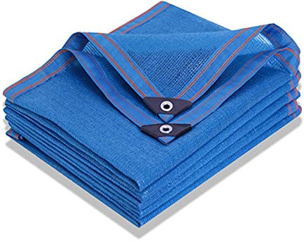 Shade Net Outdoor Shade Cloth Net Patio Shade Canopy Pergola Shade Cover Markise for Deck Pool Playground Carport, Blue AWSAD (Color : Blue, Size : 6x8m)