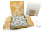 Confetti Arbues Artigianali CIOCCOMANDORLA BIANCHI Incartati Singolarmente - Astuccio 400gr - Perfetti per Matrimonio, Anniversario, Prima Comunione, Cresima