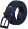 AWAYTR Geflochtener elastischer Gürtel für Damen – Herren und Damen, gewebter Stretch-Golfgürtel für Jeans und Hosen, Marineblau, Fit Waist: 36-49