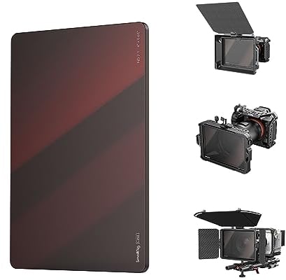 SMALLRIG Filtro 4 x 5,65 ND 2.1 (7 stop), Filtro Quadrato a Densità Neutra, Vetro Ottico B270 con Rivestimento Multistrato Spesso 4 mm, Trasmissione della Luce 0,78% per Matte Box - 4228