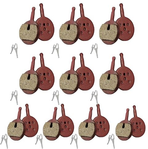 EVOSID 10 Paar BB5 Bremsbeläge für Avid Mechanical BB5, CSC, Kingdom, Promax DC 710, 720, 913, Decipher, Dualtron Ultra, DSK-Serie, 300,300R, 310, 330, 330R, Render-R (Harz, halbmetallisch)