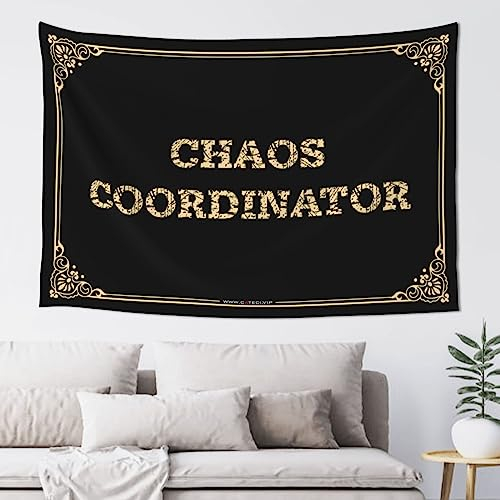 Man-CABE Dekor, Chaos-Koordinator, Wandteppich, Sportbar, Dekoration, Jungenzimmer, Jugendzimmer (100 x 150 cm)