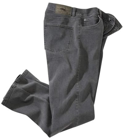 ATLAS FOR MEN - Jean Regular Stretch Gris - 44