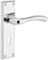 Designer Levers - Minerva Lever Lock Door Handle Polished Chrome