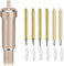 Lames à Pointe Fine de Qualité Supérieure, Fleymu 6 Pièces Lame de Rechange et Boîtier de Coupe Profonde, Compatibles avec Explore Air One/Air 2/Air 3 Cricut Maker/Maker 3 pour Machine de Découpe de