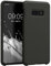 kwmobile Hülle kompatibel mit Samsung Galaxy S10e Hülle - Silikon Handy Case - Handyhülle weiche Oberfläche - kabelloses Laden - Dunkelgrau