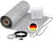 Elektrische Fußbodenheizung für Laminat: Heizmatte WARMON ALU 150 W/m² inkl. TS 25 Raumthermostat Analog, Mattengröße:3 m²