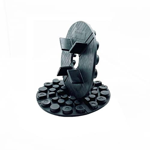 VERLEGEHILFEN 50 x Gummi Plattenlager Flexibles Terrassenlager - Stelzlager für Terrassenplatten Fugenbreite 4 mm x Höhe 18 mm