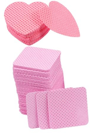 VALICLUD 400 Sheets Nail Polish Remover Wipes Pads with Container Box Cotton Nail Wipes for Acrylic and Gel Super Absorbent Polish Removal Pads for Clean and Safe Manicure