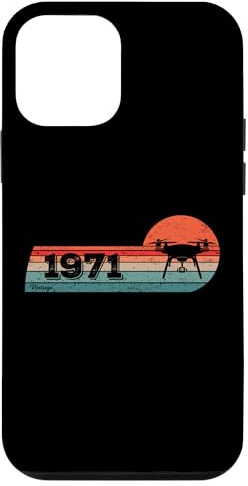 Drones-Pilot born 1971 Birthday Vintage Quadrocopter Drones Case for iPhone 12 mini