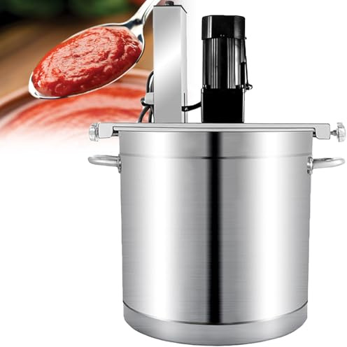 Mescolatore automatico per marmellate,miscelatore elettrico in acciaio inossidabile,pentola miscelatrice automatica per alimenti,con raschietto miscelatore a 4 lame,per preparare marmellate,salse 20L