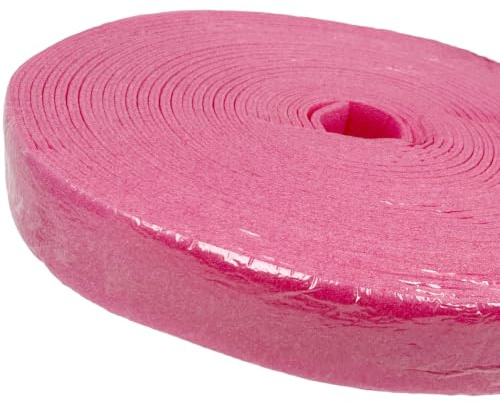 Randdämmstreifen für Ausgleichsmasse Selbstklebend: 50 mm x 5 mm x 20 m Dehnfugenband Estrich Randstreifen Randdämmstreifen Selbstklebend für Ausgleichsmasse (Rosa)