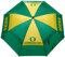 Team Golf NCAA Oregon Ducks Golfschirm 157,5 cm Golf-Regenschirm mit Schutzhülle, Doppeldach Windschutz Design, Auto Open Button