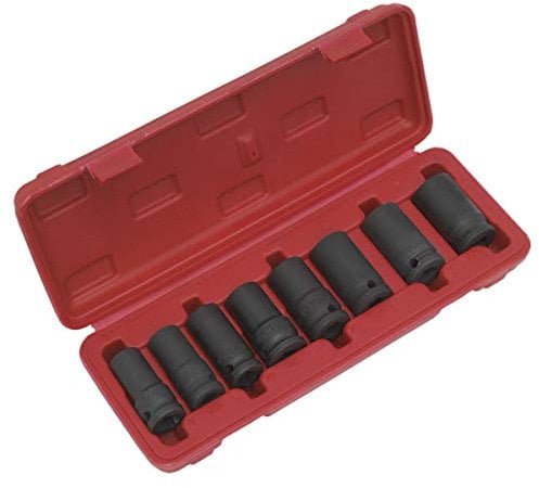 Sealey Sx202 Locking Wheel Nut Removal Set 7Pc 1/2Sq Drive
