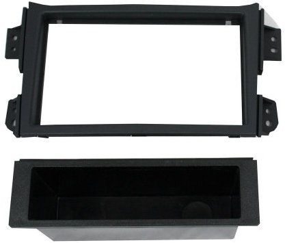 Autoleads FP-19-05 Adaptateur de façade d'autoradio Single DIN pour Opel Agila et Suzuki Splash Noir