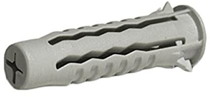 Sysfix 2170800 - Pack de 100 tacos de fijación FX, tipo nudo, para pared (nailon, 8 x 40 mm)