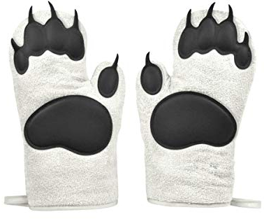 Genuine Fred Fred & Friends POLAR BEAR HANDS Oven Mitts, Set of 2, Medium (5200172)