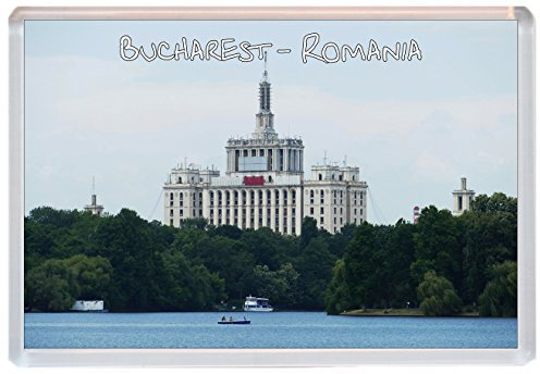 Bucharest - Romania - Jumbo Fridge Magnet ID123