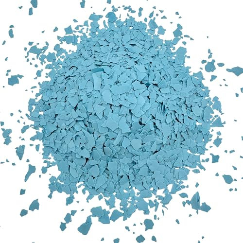 WO-WE Farbchips für Epoxidharz Bodenbeschichtung Bodenfarbe Colorchips Blau - 3Kg