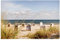 Bilderwelten Magnettafel - Ostsee und Strandkörbe - Memoboard Querformat 2:3 60cm x 90cm