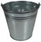 Bradas 3460 Seau de construction galvanisé 15 l pour eau de jardin en zinc